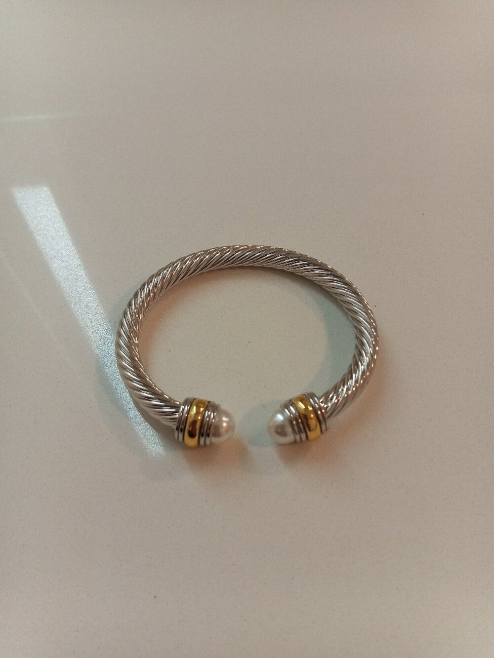 David Yurman 7mm Pearl Cable Bracelet